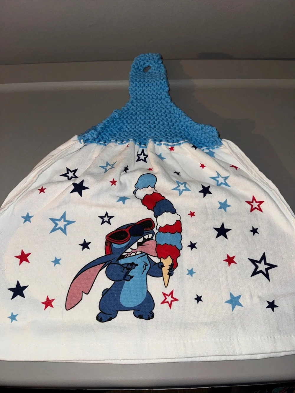 Handmade charming blue